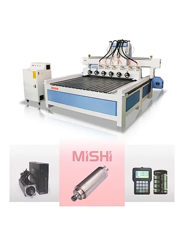 Professional Head Quantity Optional Cutting Machine wood carving price 3D 4 axis 1325 1625 1825 CNC Router