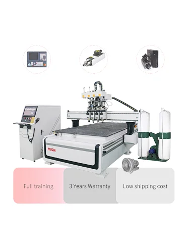 3D Woodwork Machinery 1325 ATC CNC Wood Router Carving 1325 4 Axis 3D Engraving Woodworking Machine