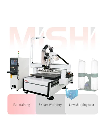 2022 new arrival 3D 1325 1530 2030 2040 linear 4 axis atc cnc wood router machine for woodworking milling machinery