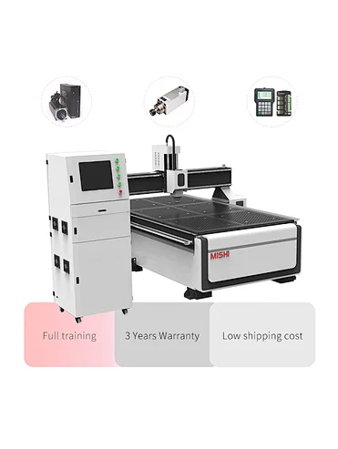 Jinan mishi 2D 3D 4 axis 3 axis spindle machine working cnc router 1325 wood carving machine