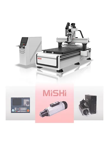 Furniture Machine 3 Axis ATC Wooden Door Carving  9KW Kitchen Cabinet Production CNC Router Engraving Machine