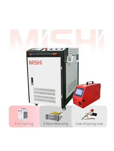Jinan MISHI handheld laser welding machine 1000w 1500w 2000w fiber lazer welder metal welding machine