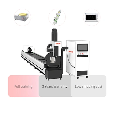 mingshi fiber laser rotary machine cutting