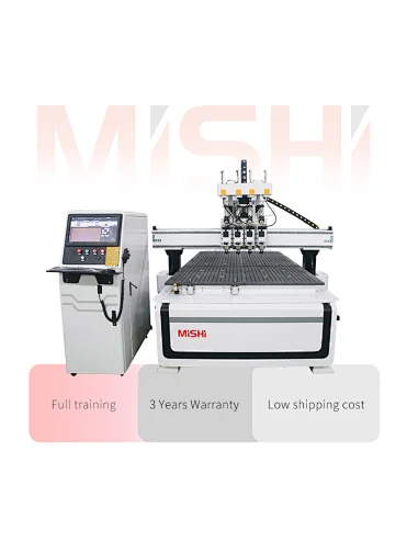 Pneumatic multi heads 1530 cnc router automatic screw driver door carving machines