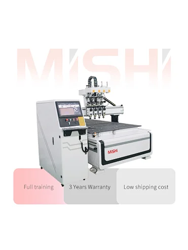 Pvc Kitchen Cabinet Cnc Making Machine 1530 Cnc Router Multi Head With Vacuum Pump