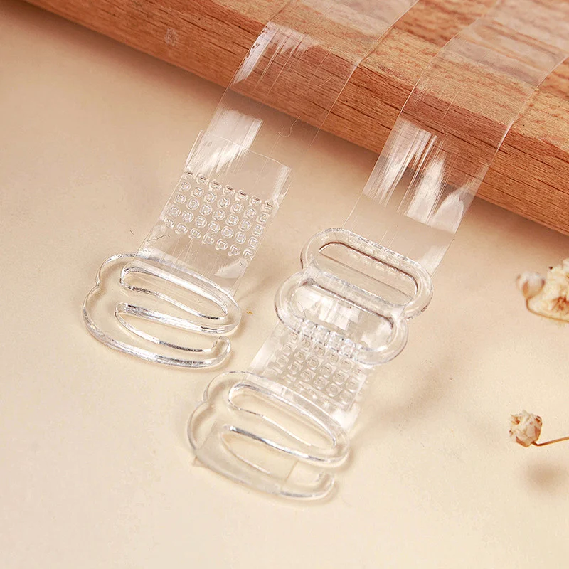New Arrival Transparent Shoulder Adjustable Convert Clip Elastic Bra Strap High Quality Underwear Accessories Clear Strap Bra