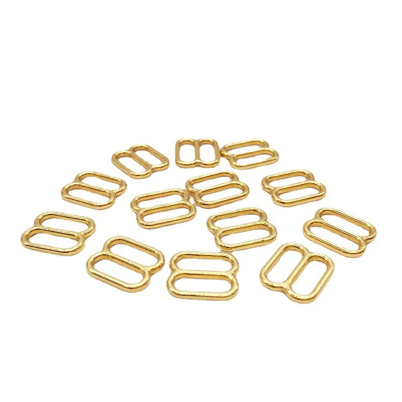 Wholesale Customized Alloy Ring Slider Bra Sliders And Bra Hooks for underwear swimming wear