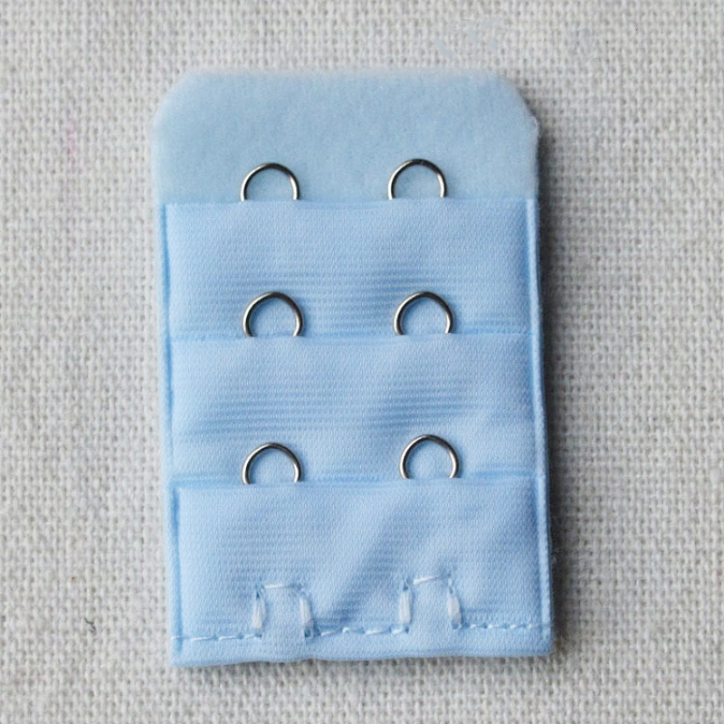 2021 popular elastic bra extender 3 hook and eye tape black