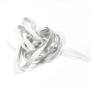 Oeko-tex waterproof rubber band elastic rubber bra strap tape for swimwear underwear