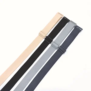 Wholesale underwear elastic Customized antiskid side 12mm 15mm 18mm lingerie elastic strap