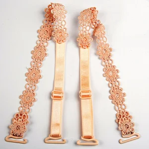 Wholesale Beautiful sunflower lace shoulder straps bra straps as underwear accessories
