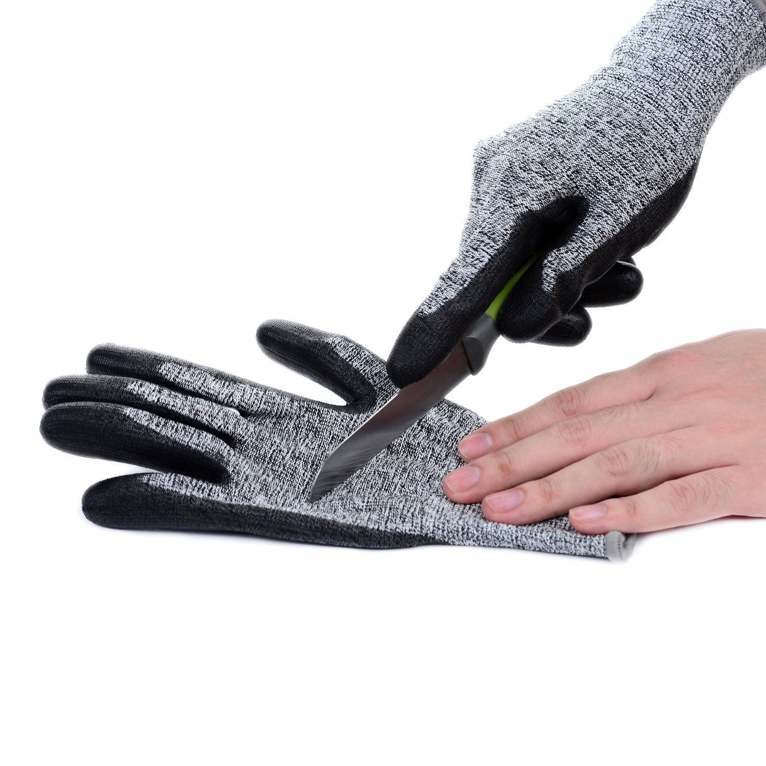 Kitchen Cut Level 5 Stainless Steel Safety Gloves For Butcher Meat   3siwBityWX 