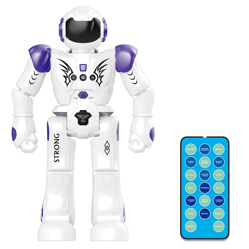Program remote control music smart rc robot for kids