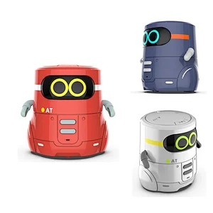 Interactive smart dancing voice record music mini kids toy robot