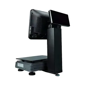 15.6-inch pos machine i3 CPU 4GB Win10 capacitive touch dual screen pos system pos machine all-in-one machine