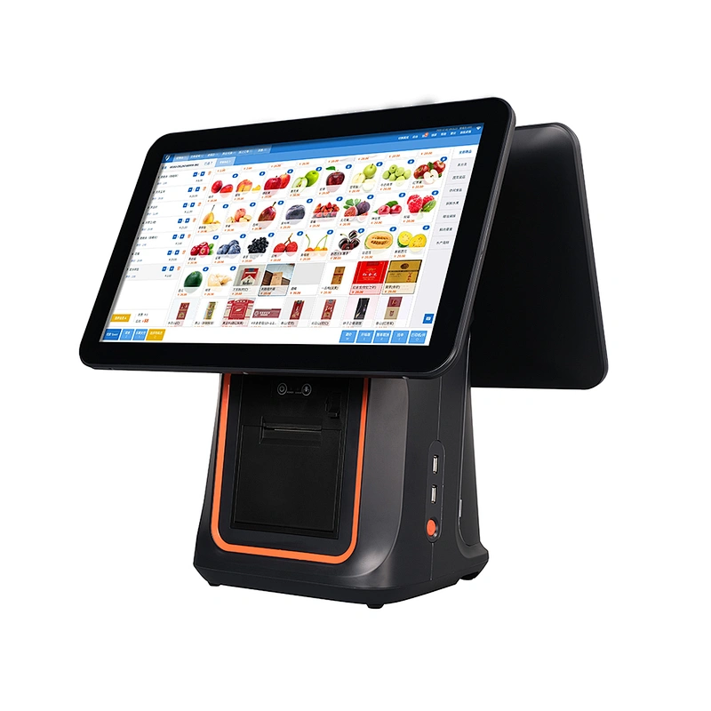 15.6 inch Touch dual Screen All In One Pos Machine Price Point of Sale System restaurant Coffee shop POS computer