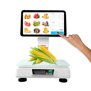 15.6inch touch screen pos machine windows system terminal supermarket pos computer for weighing vegetable market