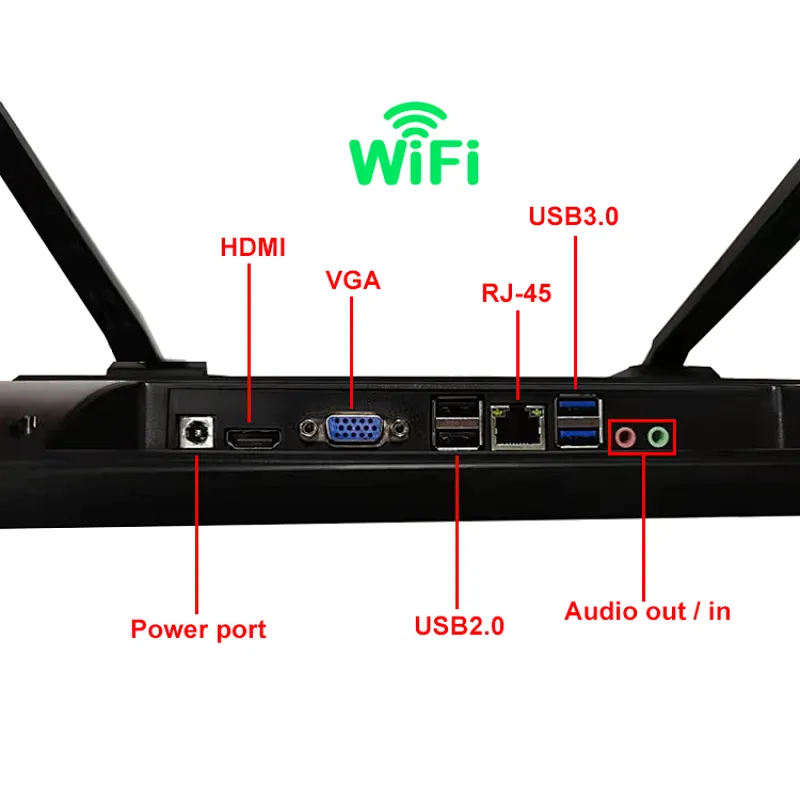15.6 inch manufacture special cost mini slim touch portable PC All in one touch pc AIO desktop computer