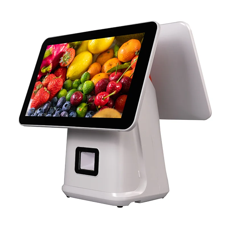 15.6inch touch screen Win 10  All in One  POS machine Terminal with Printer Restaurant/hotel/Supermarkets  computer