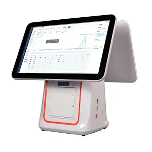 15.6inch touch screen Win 10  All in One  POS machine Terminal with Printer Restaurant/hotel/Supermarkets  computer
