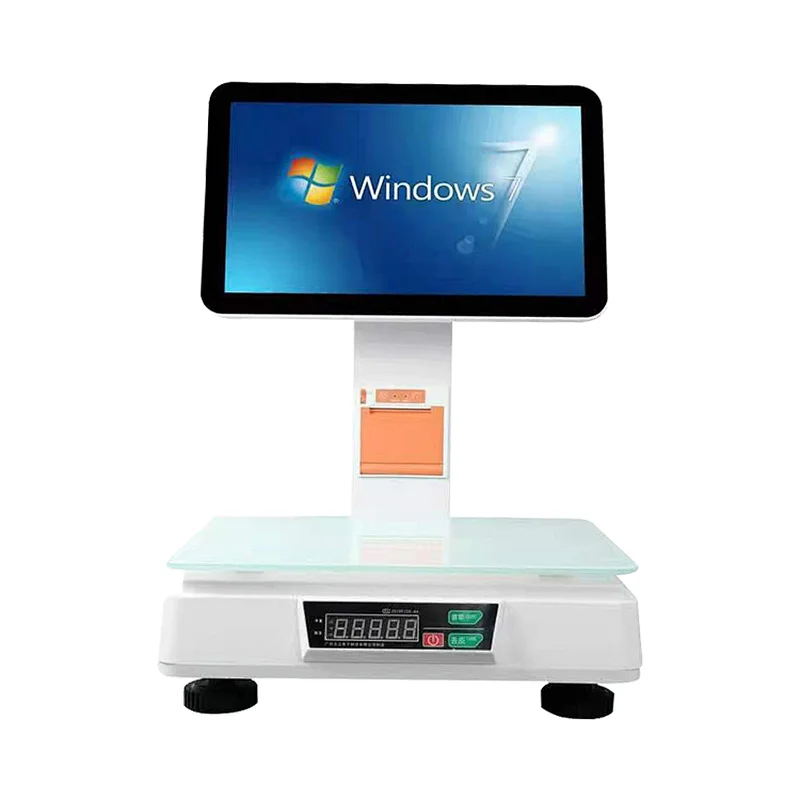 15.6-inch pos machine i3 CPU 4GB Win10 capacitive touch dual screen pos system  all-in-one machine