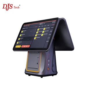 15.6inch touch screen Win 10  All in One  POS machine Terminal with Printer Restaurant/hotel/Supermarkets  computer