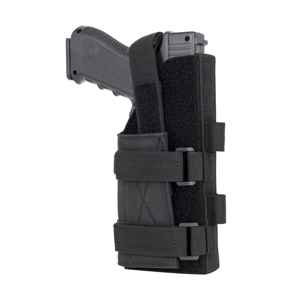Funda de pistola táctica con bolsa mágica de linterna
