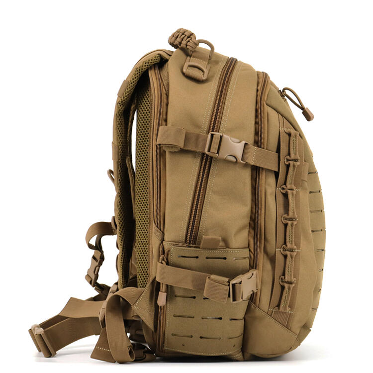 Mochila táctica de combate Molle de 2 días con corte láser de 25L