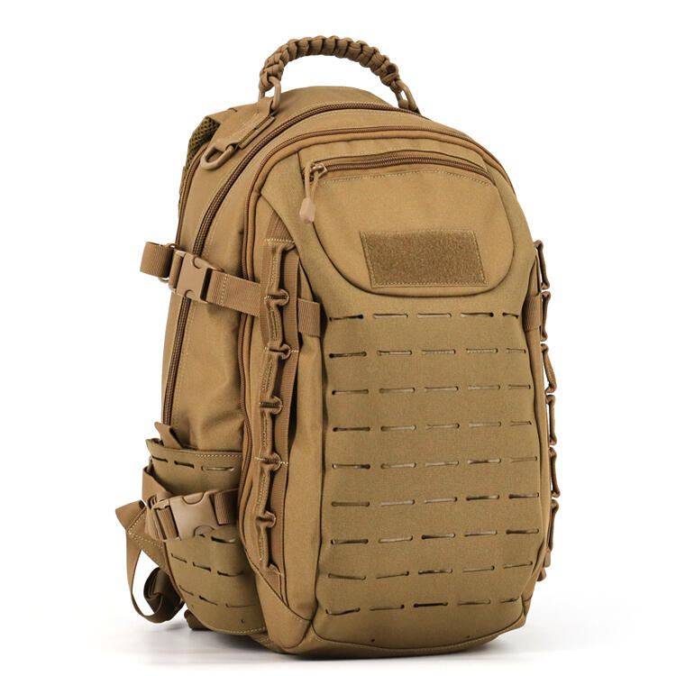 Mochila táctica de combate Molle de 2 días con corte láser de 25L