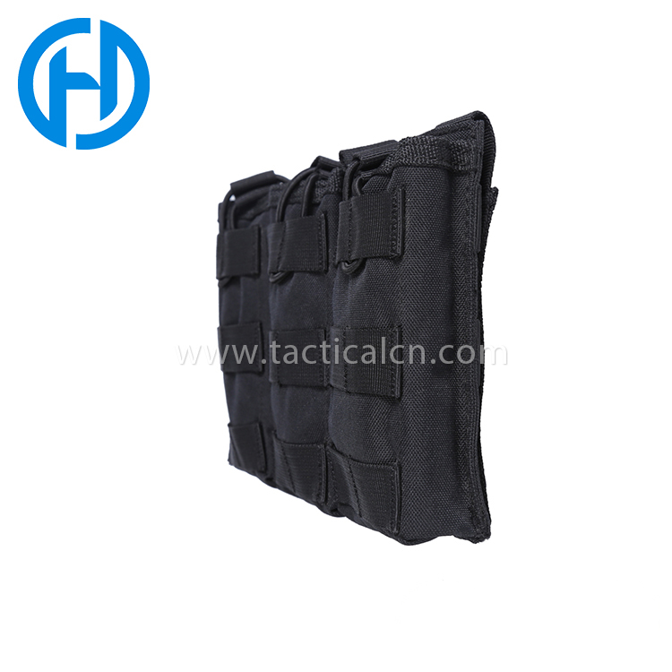 Caza militar Airsoft M4 y pistola Mag Pouch Tactical Molle Triple Magazine Pouches