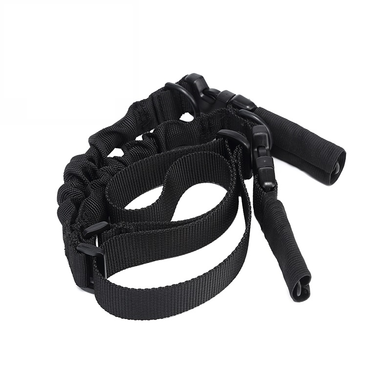 Eslinga de rifle tradicional ajustable Correa de hombro Accesorios de pistola de caza Eslinga de pistola táctica de 2 puntos