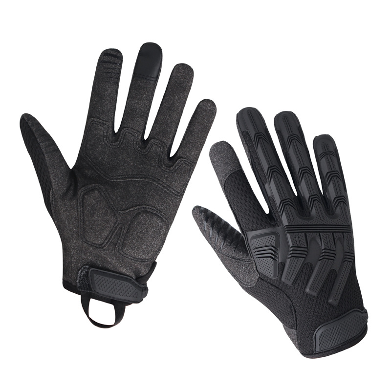 Guantes tácticos con dedos completos, pantalla táctil para motocicleta, senderismo, ciclismo, escalada
