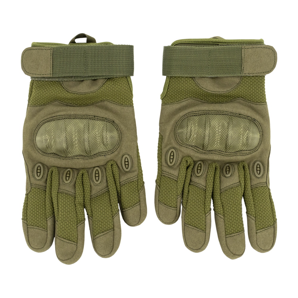 Guantes HS Tactical Army Carbon Shell con función de toque de dedo