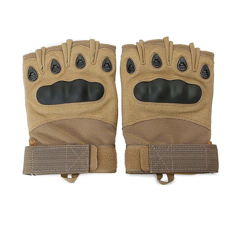 Guantes tácticos militares Guantes de nudillos duros Guantes tácticos de medio dedo
