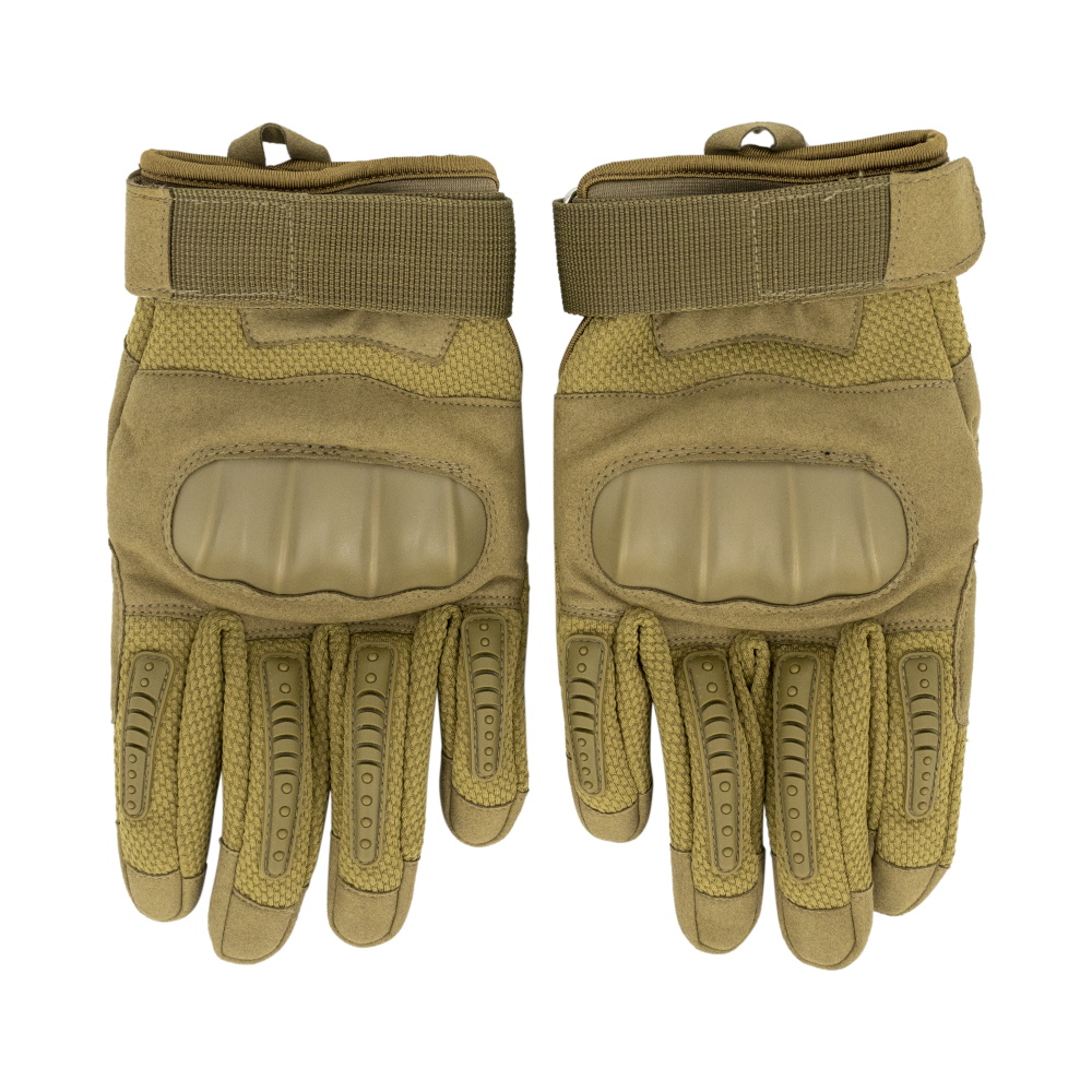 Guantes tácticos de la mejor calidad verde tostado negro