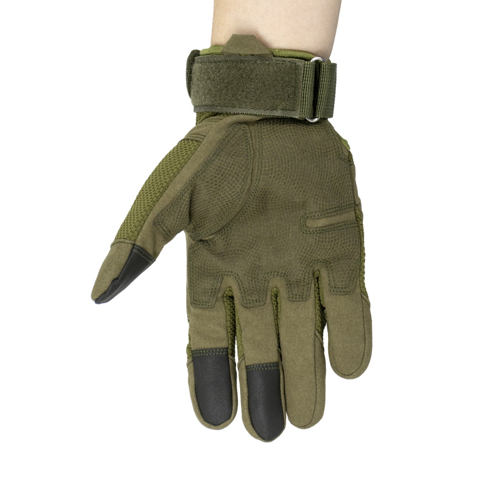 Guantes HS Tactical Army Carbon Shell con función de toque de dedo