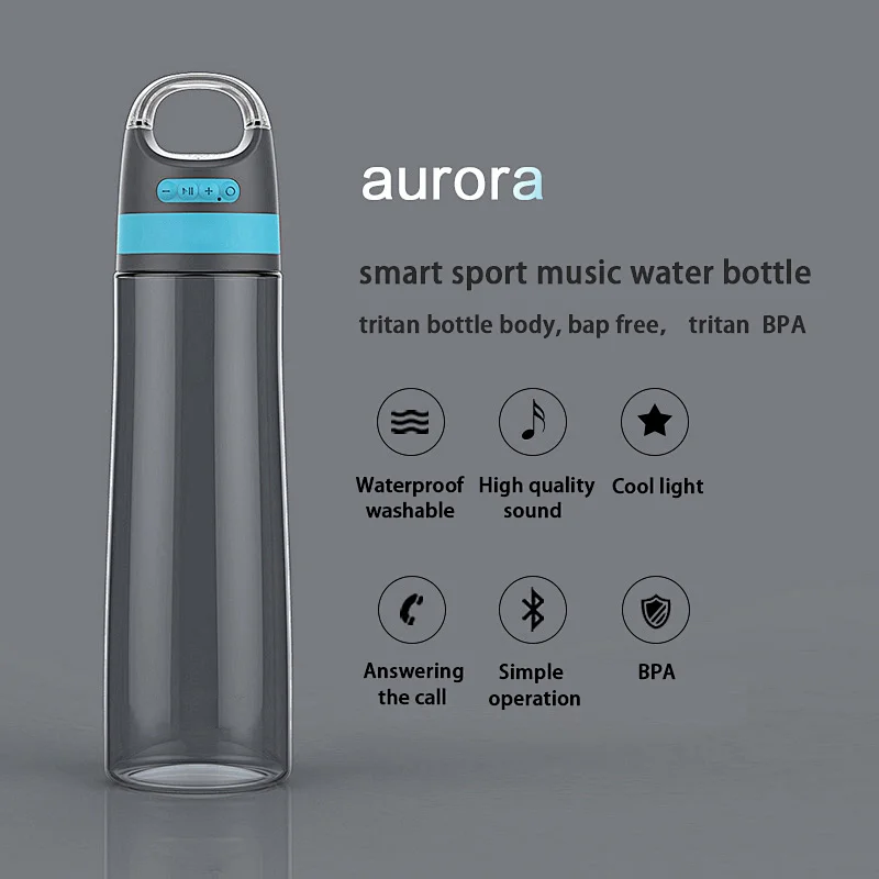 Wholesale Plastic Adults Music Water Bottle
