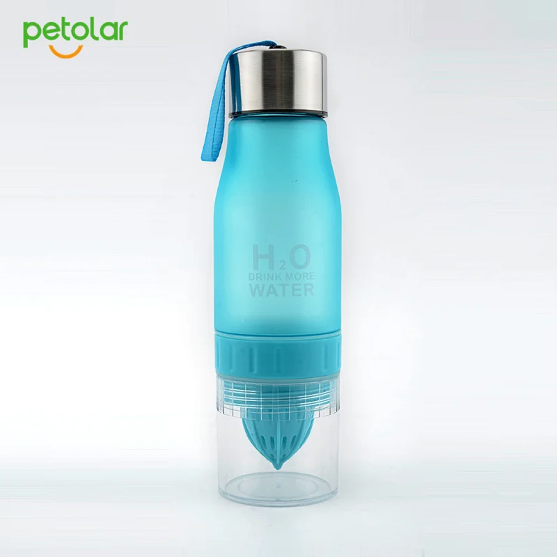 Manufacture Factory eco-friendly Plastic shaker Sports Water Bottles  With Fruit Infuser