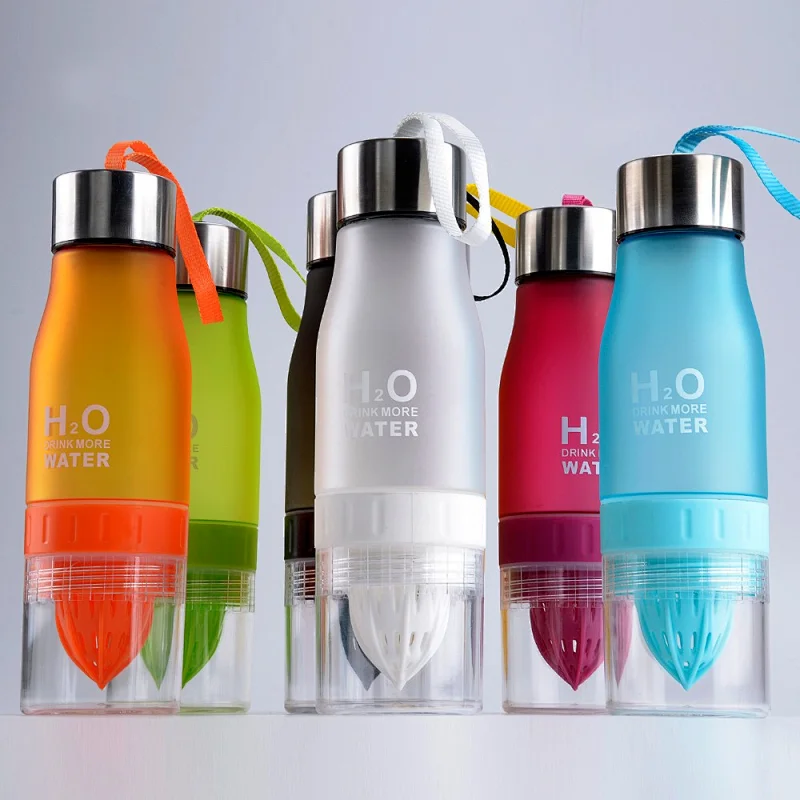 Free sample private label plastic sports drinking h2o lemon juice water bottle