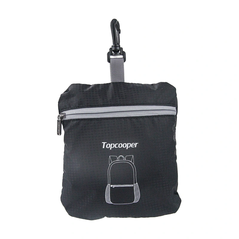 TOPCOOPER High Quality Ripstop Nylon Foldable Backpack waterproof folding rucksack backpack