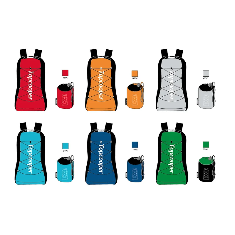 TOPCOOPER lightweight outdoor folding dry backpack waterproof dry bag backpack lightweight