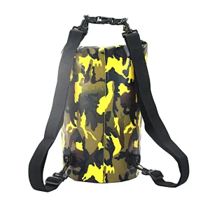 Topcooper 500D PVC Tarpaulin Camouflage Dry Bag Backpack