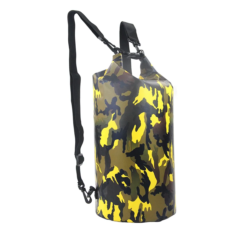 Topcooper 500D PVC Tarpaulin Camouflage Dry Bag Backpack
