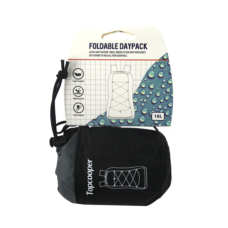 TOPCOOPER lightweight outdoor folding dry backpack waterproof dry bag backpack lightweight