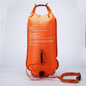 TOPCOOPER Swim buoy with Phone Pouch Swim Bubble for Open Water Swimmers and Triathletes