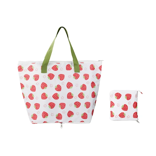 TOPCOOPER New Design All Over Printing Foldable cooler bag Folding tote lunch bag