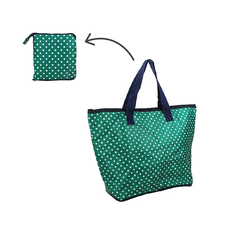 TOPCOOPER New Design All Over Printing Foldable cooler bag Folding tote lunch bag