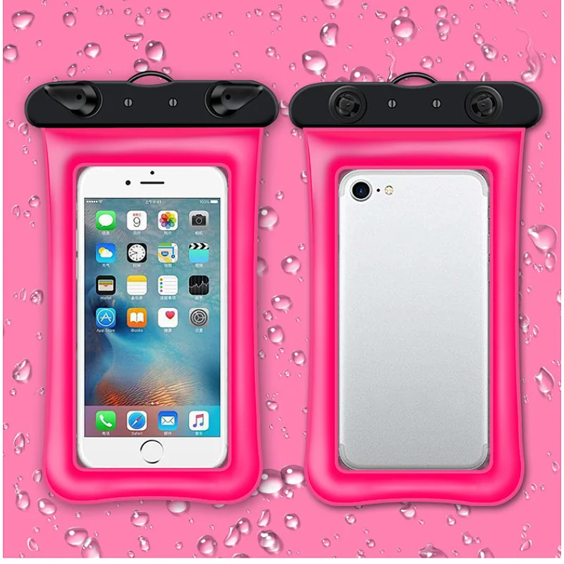 TOPCOOPER IPX8 waterproof floating phone case air waterproof phone bag