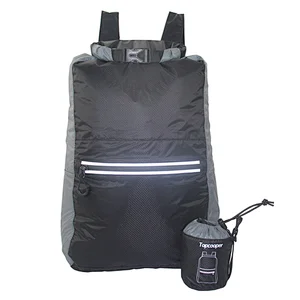TOPCOOPER ultra Light weight 70D nylon waterproof folding backpack foldable rucksack