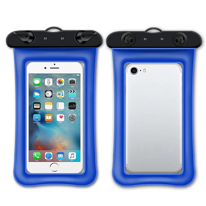 TOPCOOPER IPX8 waterproof floating phone case air waterproof phone bag